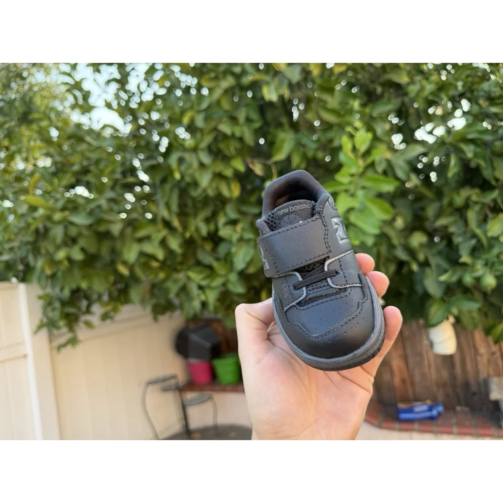 New Balance baby 5c 550 Bungee Lace with Strap IHB550BB